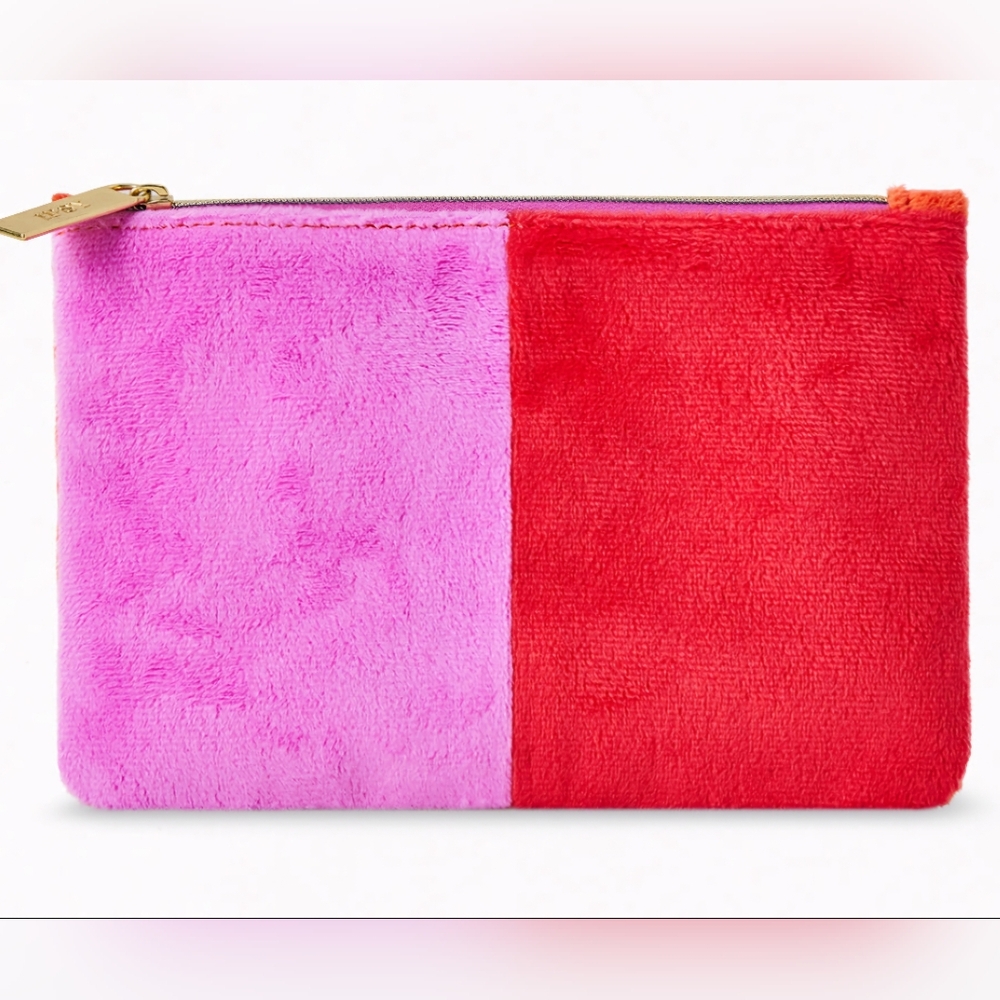 🦋 3 for $10 ~ IPSY Glam Bag December 2022 Design Mini Purse Pouch‎ Soft Velvet